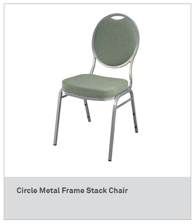 circle metal chair