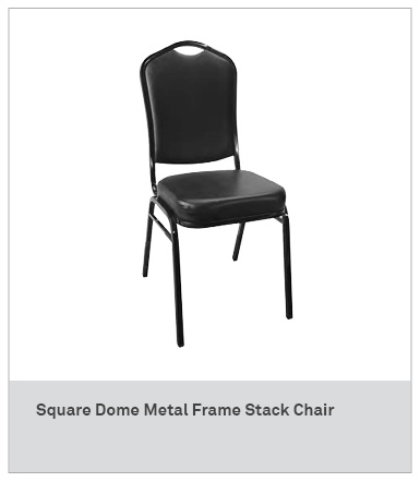 Square Dome Metal Chair