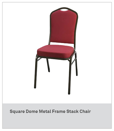 Square Dome Metal Chair