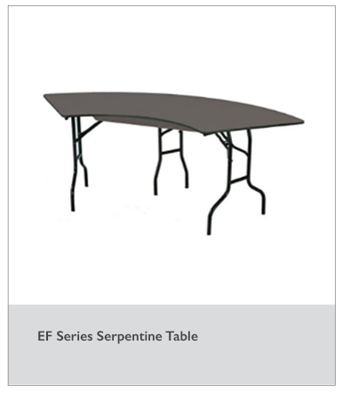 Serpentine Table
